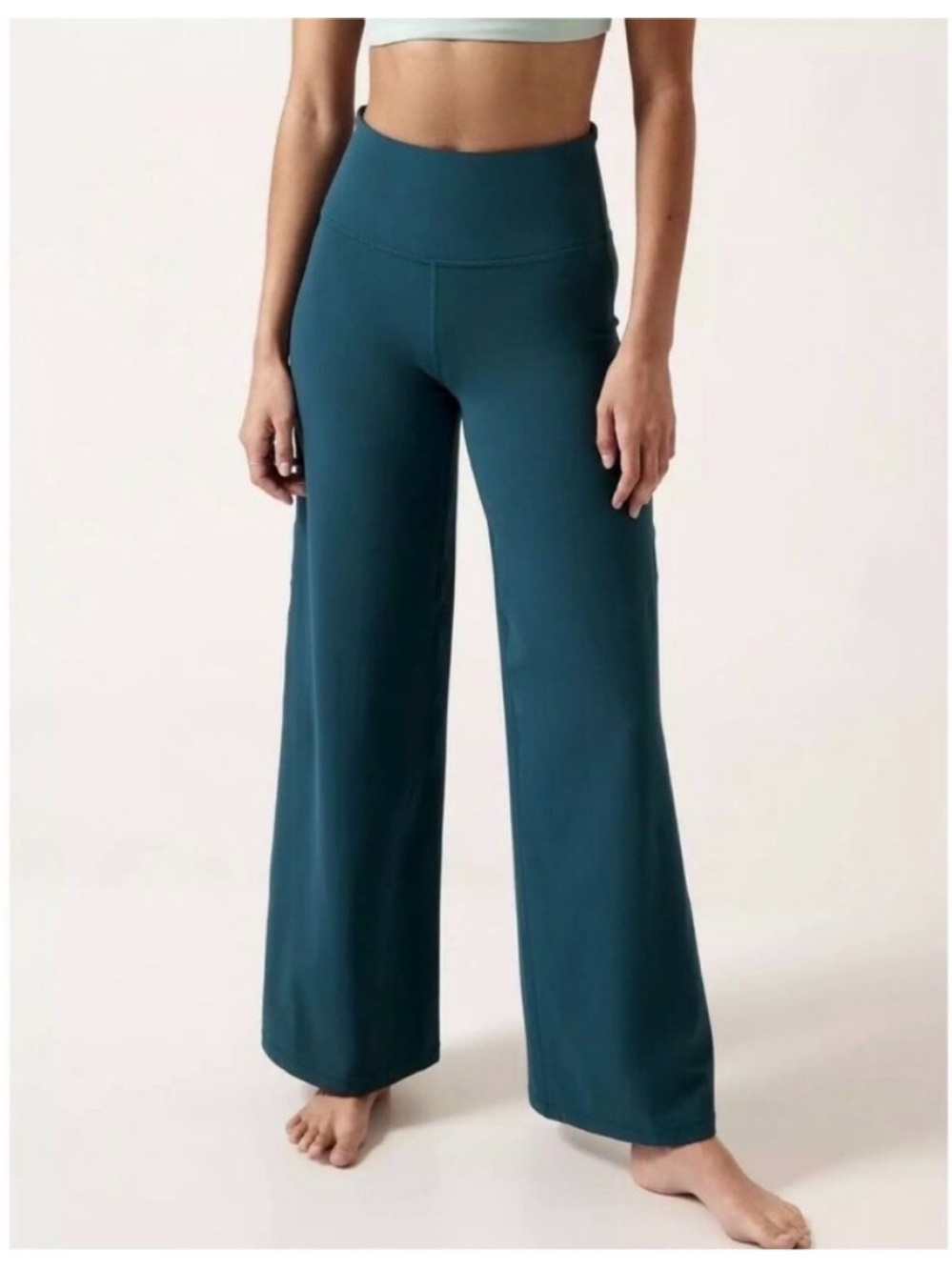 Athleta Elation Ultra High-Rise Wide-Leg Pants in Sardinia (Teal) XL Tall